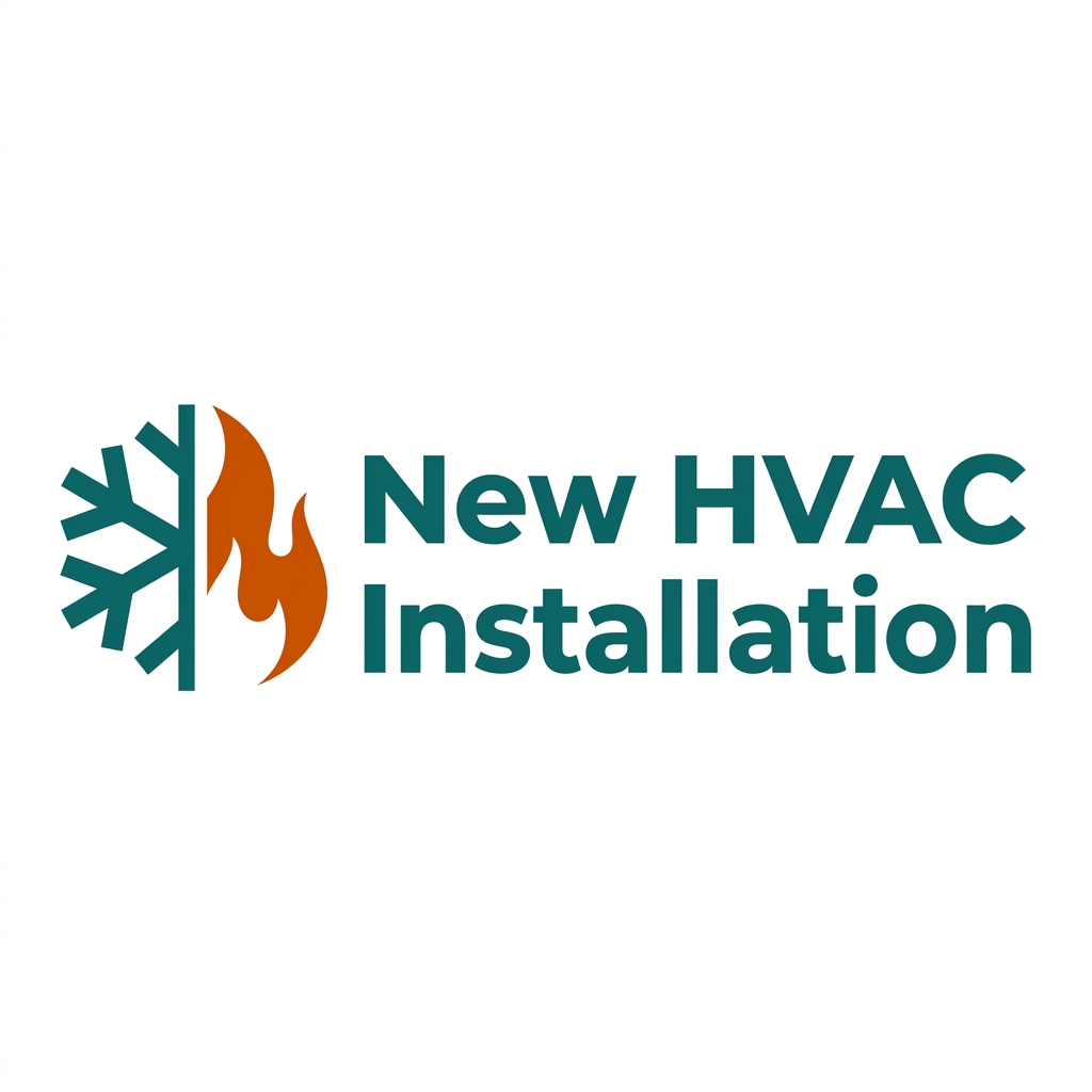 New HVAC Installation logo